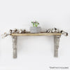 Grey Wood Corbel Brackets (Set of 2)